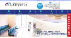 Desktop Screenshot of morisue-clinic.com